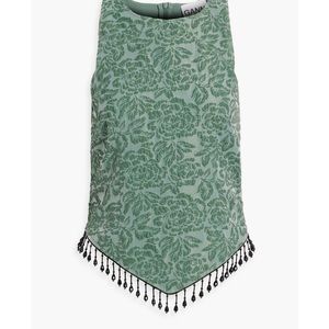 NWT- Ganni beaded tank